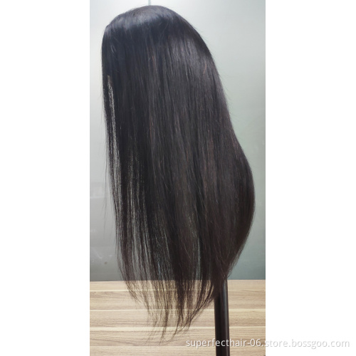 Headband wig kinky straight synthetic headband wig french curl silicon wig grip headband